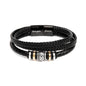 To My Son I Vegan Leather Bracelet