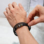 To My Son I Vegan Leather Bracelet