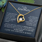 To My Soulmate | I Love You, Forever & Always - Forever Love Necklace