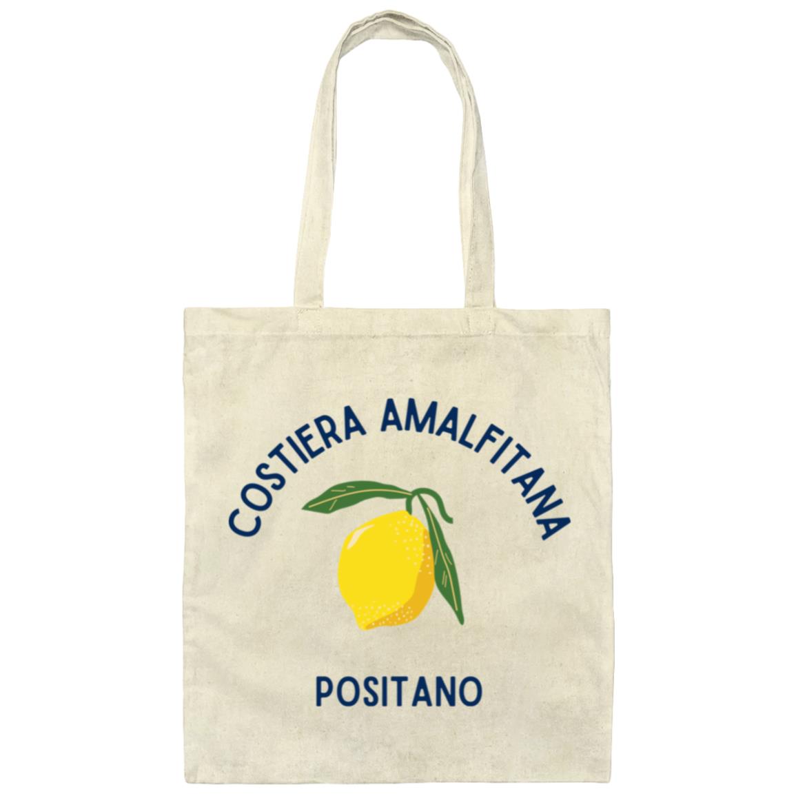 VINTAGE AMALFI COAST POSITANO TOTE BAG