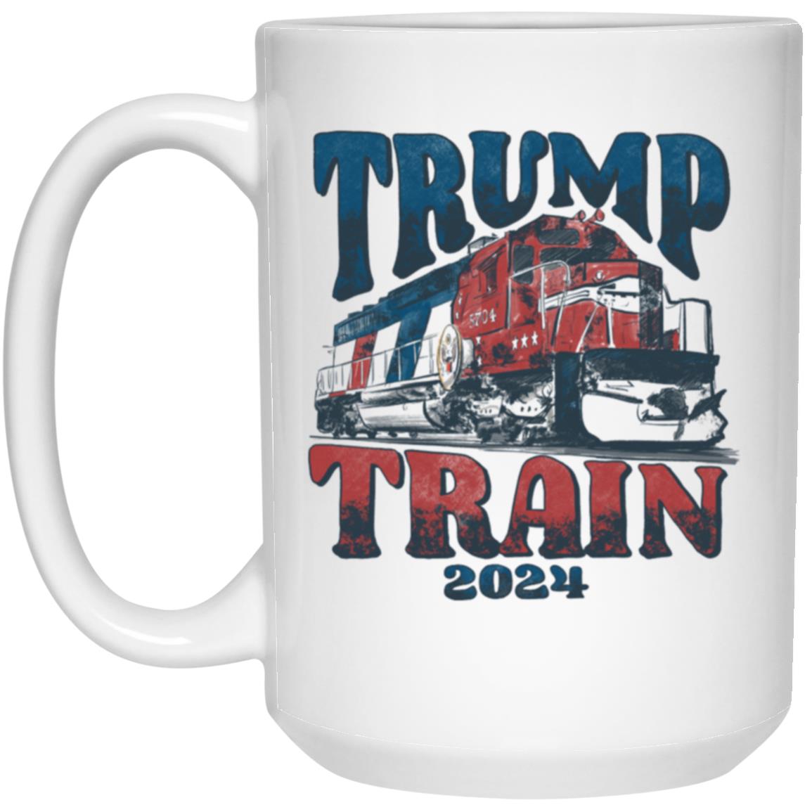 TRUMP TRAIN 2024 CERAMIC MUG