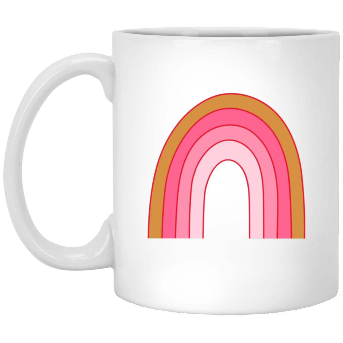 RETRO RAINBOW CERAMIC MUG