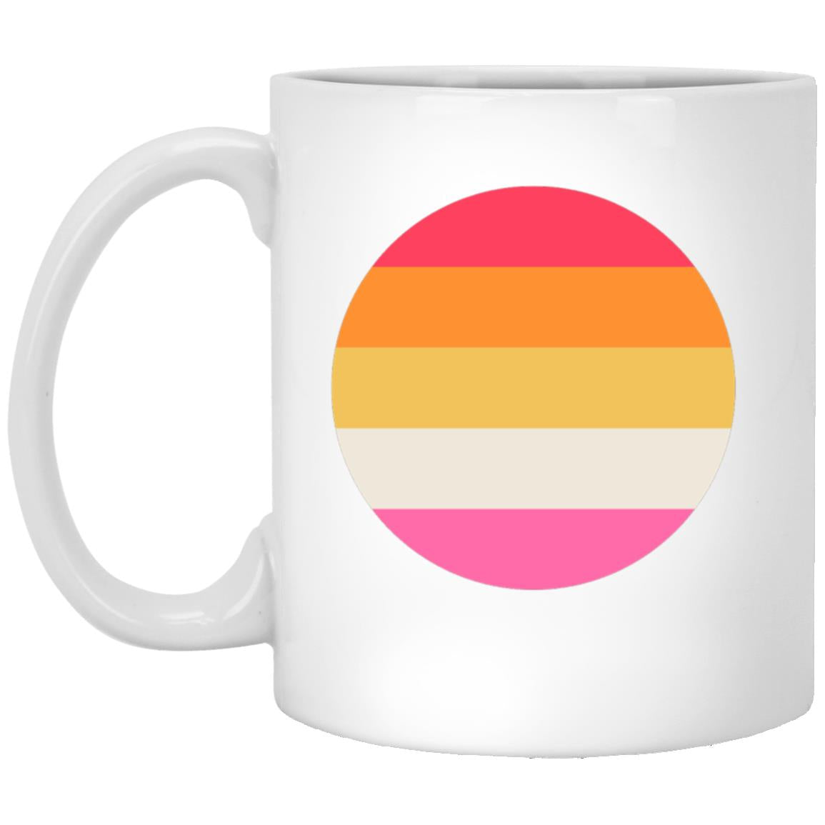 RETRO SUNSET CERAMIC MUG