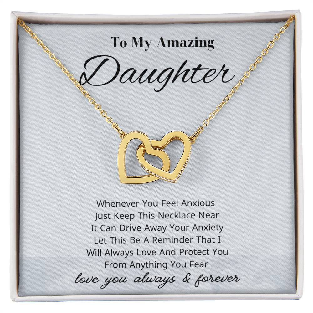 To My Daughter Anxiety Necklace