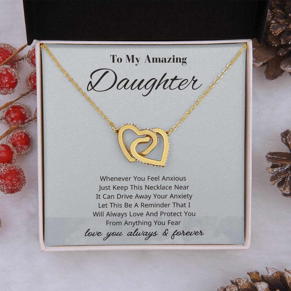 To My Daughter Anxiety Necklace