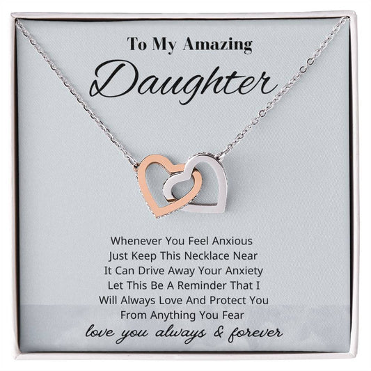 To My Daughter Anxiety Necklace