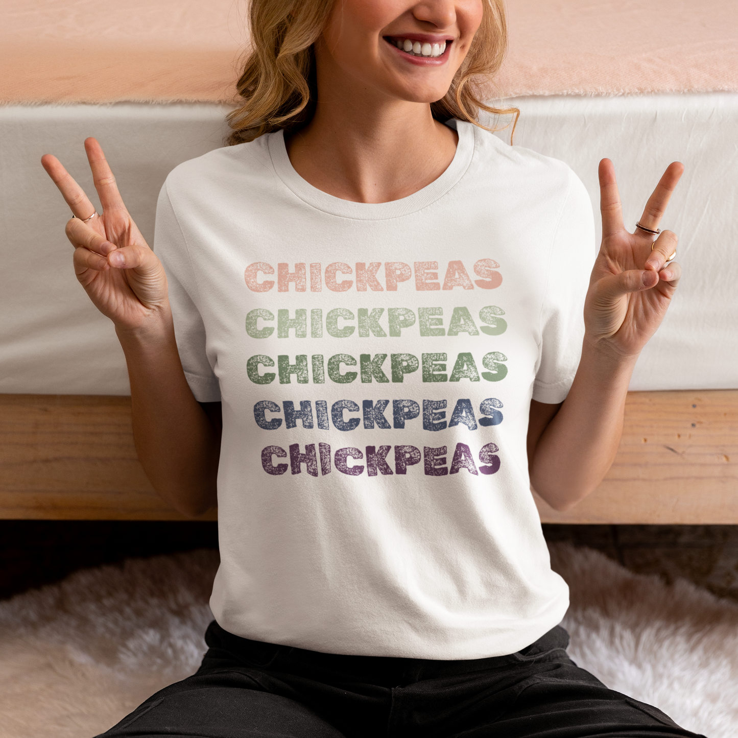 Chickpeas Lightweight T-Shirt